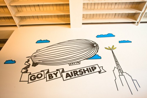 Go by airship Go by airship